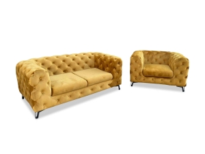 SOFA  FUTURA  2 os   CHESTERFIELD  GLAMOUR
