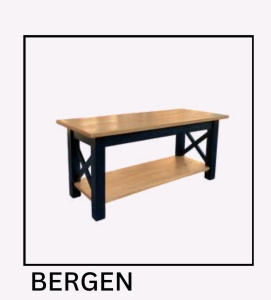 Ława BERGEN.  lite drewno 